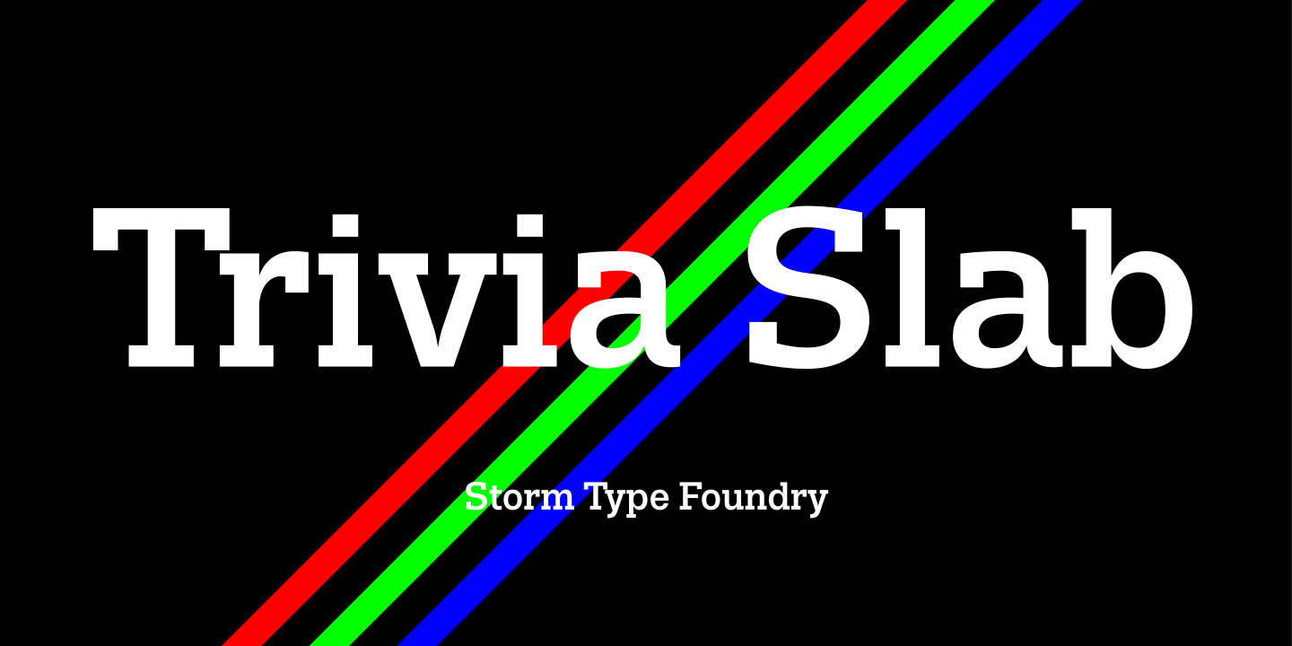 Przykład czcionki Trivia Slab Light Italic